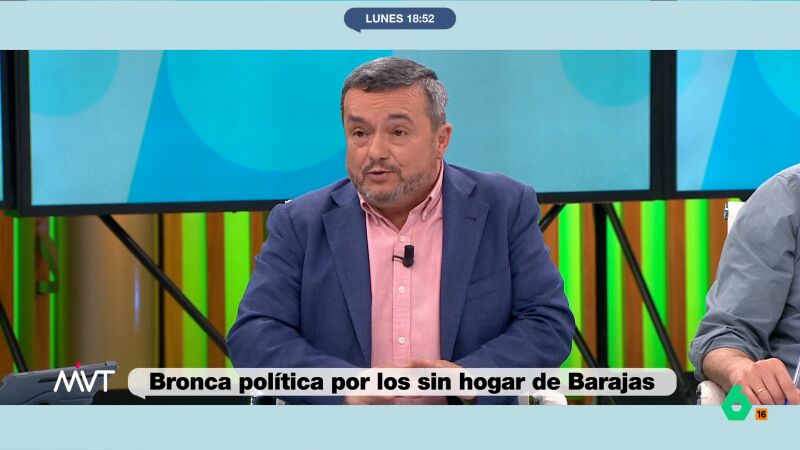 Chema Crespo denuncia la situación en Barajas: "Esto es una vergüenza nacional, estamos hablando de derechos humanos"