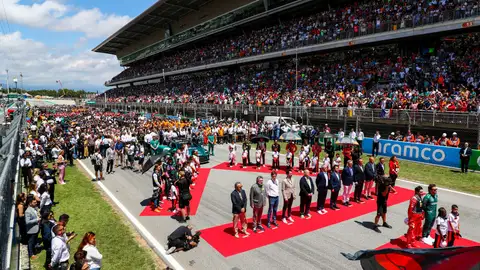 La parrilla durante el GP de Barcelona 2024 La parrilla durante el GP de Barcelona 2024