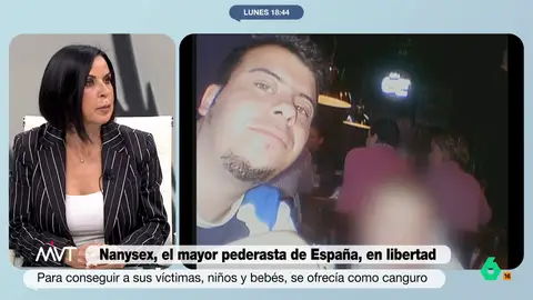 Bea de Vicente advierte sobre la puesta en libertad de 'Nanysex', el mayor pederasta de España Beatriz de Vicente analiza en este vídeo la puesta en libertad de Álvaro Iglesias 'Nanysex', "el mayor productor de pornografía infantil que ha tenido nuestra historia criminal" y cuyas "posibilidades de reincidencia son altísimas".
