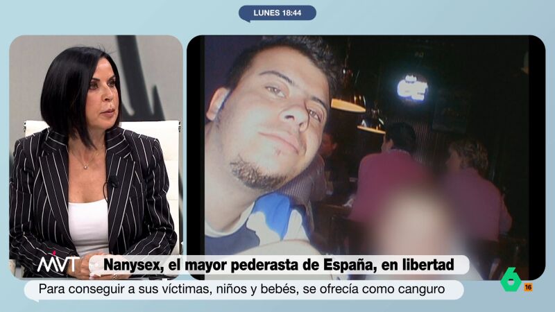 Bea de Vicente advierte sobre la puesta en libertad de 'Nanysex', el mayor pederasta de España