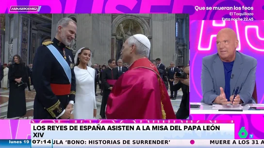Alfonso Arús analiza el saludo de los reyes al papa: "Espero que no se haga de rogar para venir a España" Alfonso Arús analiza el saludo de los reyes al papa: "Espero que no se haga de rogar para venir a España"