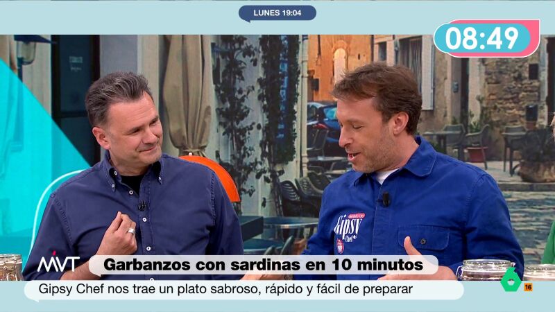 El 'accidente' de Iñaki López que provoca las risas de Gipsy Chef: "¡Hostia, que me quemo!"