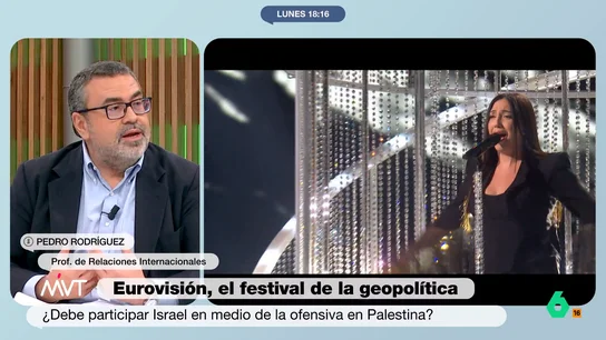 Pedro Rodríguez, contra la banalización de Gaza: "Va a morir medio millón de personas de hambre, pero se pide la auditoría del televoto" El experto en relaciones internacionales, Pedro Rodríguez, critica la banalización de la tragedia de Gaza que, según él, se ha convertido en "una especie de gala del Met" tras la polémica con Israel en Eurovisión.