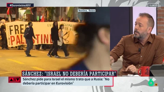Maestre apunta a la dirección de Eurovisión: "Una de las máximas responsables de la UER, que censura cualquier protesta política, es Ana María Bordas, periodista de TVE” Maestre apunta a la dirección de Eurovisión: "Una de las máximas responsables de la UER, que censura cualquier protesta política, es Ana María Bordas, periodista de TVE”