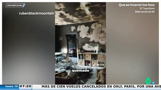 "Hay que aprender a cerrar las puertas al fuego": un bombero muestra una habitación intacta dentro de una casa completamente quemada "Hay que aprender a cerrar las puertas al fuego": un bombero muestra una habitación intacta dentro de una casa completamente quemada