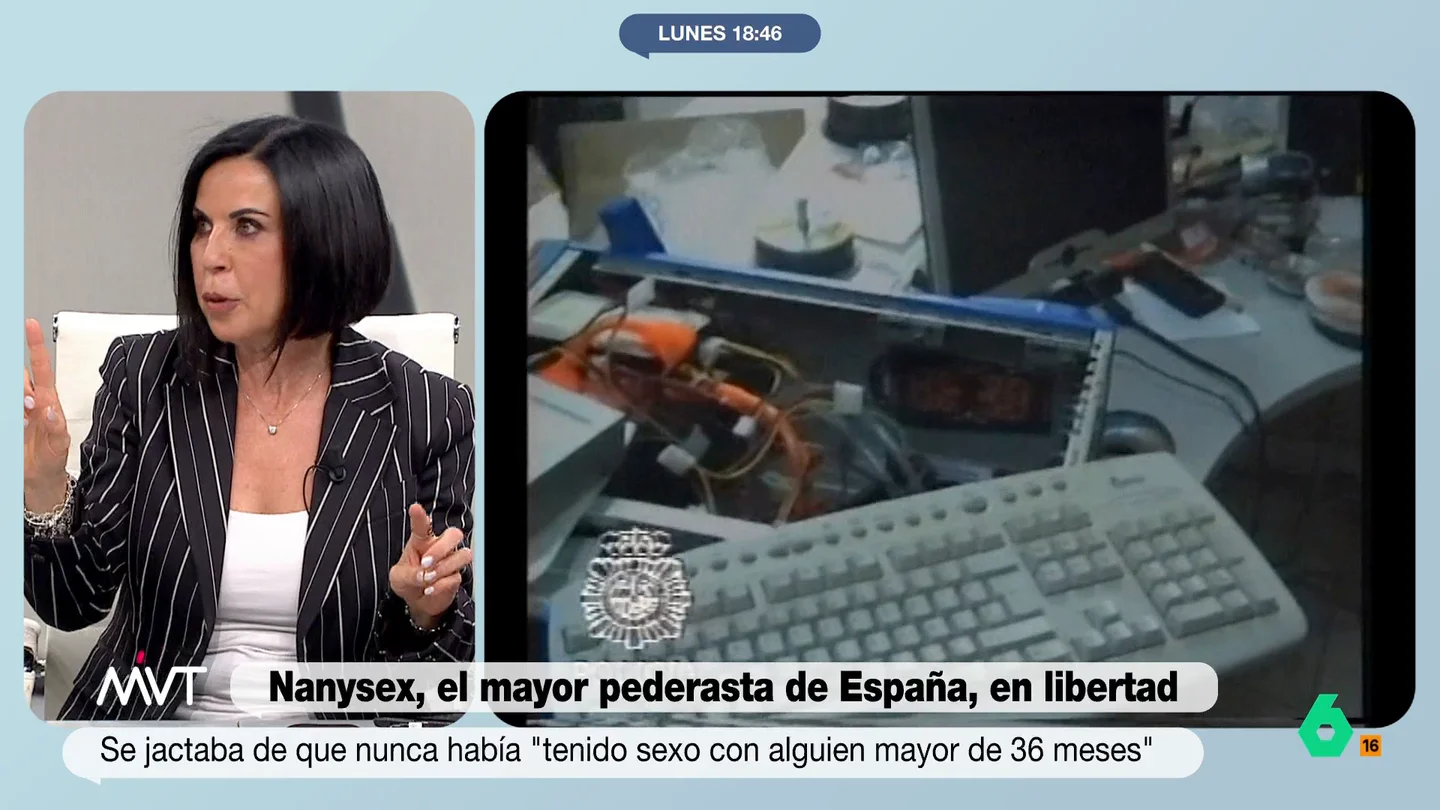Beatriz de Vicente, tras la libertad de 'Nanysex': "La terapia no funciona en los pederastas preferenciales" La abogada explica en Más Vale Tarde que en las cárceles existen programas de atención y trabajo con agresores sexuales pero, en casos como el de Álvaro Iglesias Gómez, no sería efectivo.