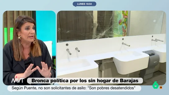 María Claver, sobre la problemática de los sin hogar en Barajas: "La imagen que este país da es lamentable" La periodista se hace eco de la petición de José Luis Martínez-Almeida, alcalde de Madrid, de llevar a cabo un censo entre las personas sin hogar que se refugian en el aeropuerto.