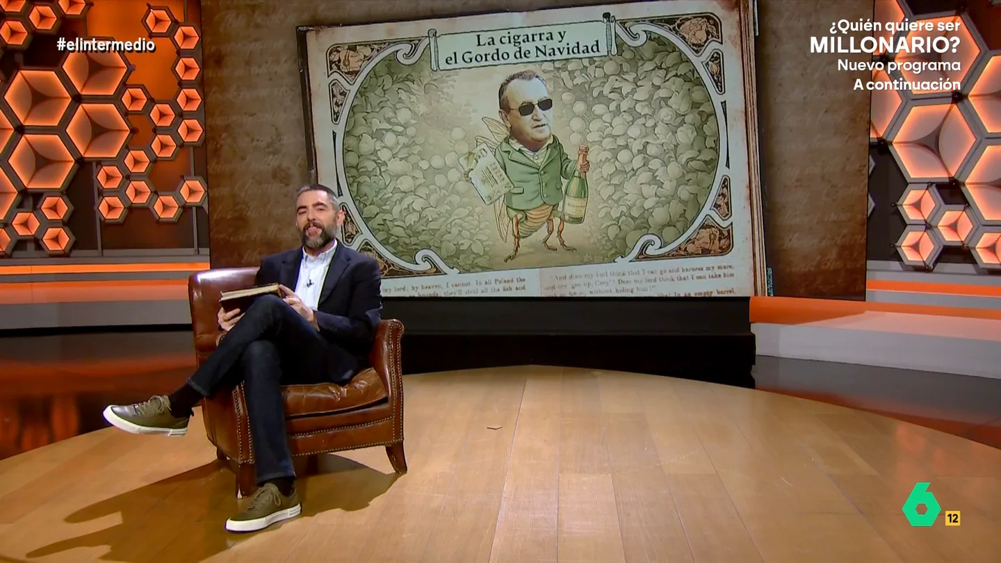 La 'moraleja' de Dani Mateo sobre las peripecias de Carlos Fabra: "Si el Gordo te toca siete veces, acabas delante de los jueces" Dani Mateo cuenta las 'peripecias' de Carlos Fabra con el Gordo de la Lotería o el aeropuerto de Castellón, justo cuando se enfrenta a un nuevo juicio por presunto cohecho en los contratos del aeródromo.