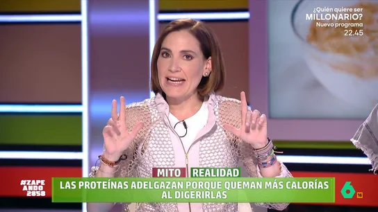 ¿Adelgazan más? ¿Destrozan los riñones? Boticaria García aclara qué es verdad y qué mito sobre las proteínas Las proteínas se han convertido en una moda alimenticia y de ellas se dice mucho, desde que adelgazan más o son más saciantes, hasta que dañan los riñones. En este vídeo Boticaria García explica qué es realidad y qué mito.
