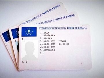 Modelo del permiso de conducci&oacute;n en Espa&ntilde;a