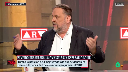Oriol Junqueras, en ARV Oriol Junqueras, en ARV