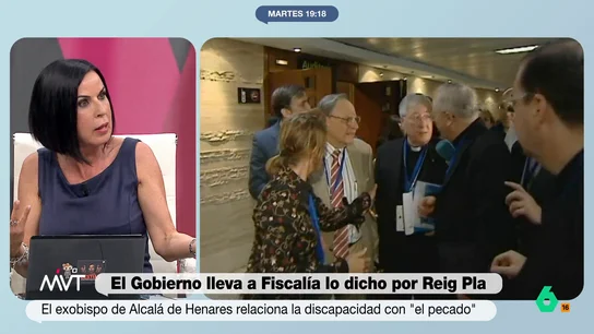 Beatriz de Vicente, sobre el exobispo de Alcalá que relaciona la discapacidad con el pecado: "Actualícese" El religioso, en un comunicado, ha afirmado que la intención de su homilía no era ofender y que sus palabras han sido sacadas de contexto. La Conferencia Episcopal no se ha pronunciado sobre las polémicas palabras del religioso.