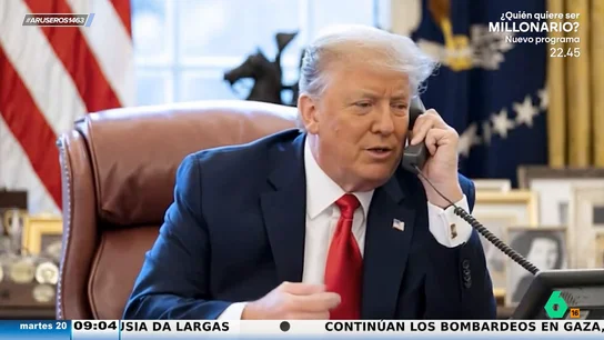 Putin y Trump, a lo 'Martes y Trece' en este vídeo viral: "Tengo dos empanadillas haciendo la mili en Móstoles" Putin y Trump, a lo 'Martes y Trece' en este vídeo viral: "Tengo dos empanadillas haciendo la mili en Móstoles"