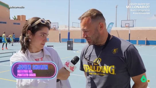 Javier Choren explica a Inés Rodríguez qué es Baloncesto Sin Límites: "Todo el mundo tiene derecho a hacer aquello que le gusta" Javier Choren explica a Inés Rodríguez qué es Baloncesto Sin Límites: "Todo el mundo tiene derecho a hacer aquello que le gusta"