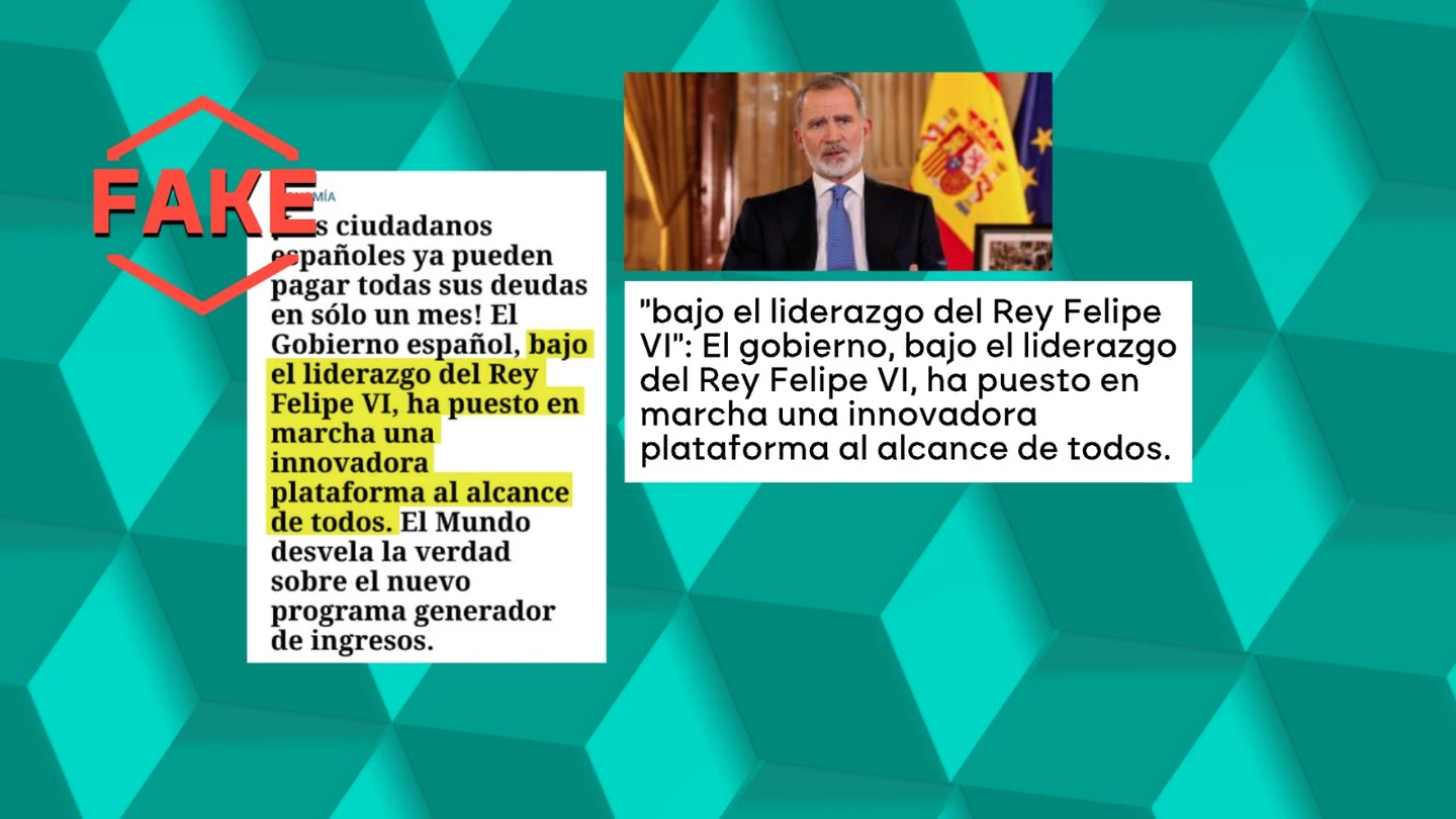 La estafa que suplanta la identidad del rey Felipe VI La estafa que suplanta la identidad del rey Felipe VI