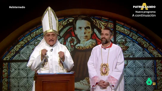 El 'papa Wyoming' y el 'monaguillo Mateo' reaccionan a las 'apariciones' de Aznar: Feijóo, Rajoy y los "comunistas" de España En una nueva 'misa aznariana', el 'papa Wyoming' y el 'monaguillo Mateo' analizan el "hat trick" de apariciones de Jose María Aznar donde ha analizado la actualidad del PP, con consejos para Feijóo incluidos.