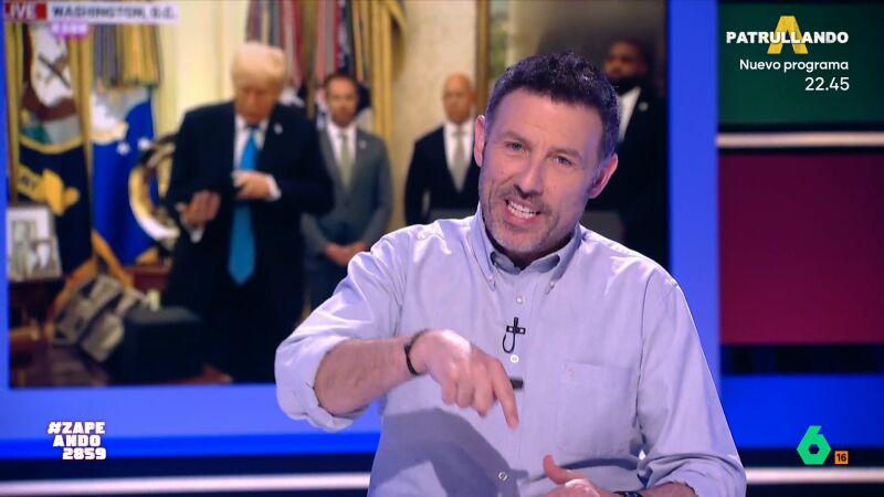 Iñaki Urrutia, al ver que Trump no puede abrir una caja sin ayuda: "A lo mejor tampoco puede apretar el botón de los misiles"