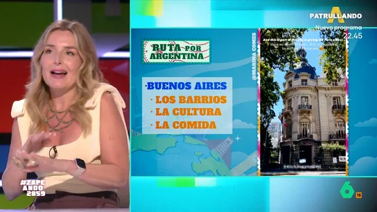 Marina Comes desvela los imprescindibles de Buenos Aires: "Cada barrio es una ciudad" La influencer propone un viaje por Argentina y la primera parada es su capital. Marina recomienda visitarla durante, al menos, tres días para poder disfrutar de todos su barrios.
