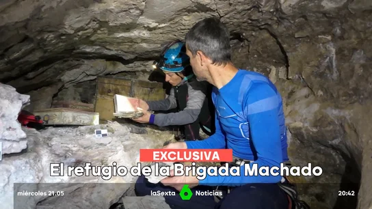 El refugio secreto de la Brigada Machado sale a la luz 80 años después. corte-brigada-machado