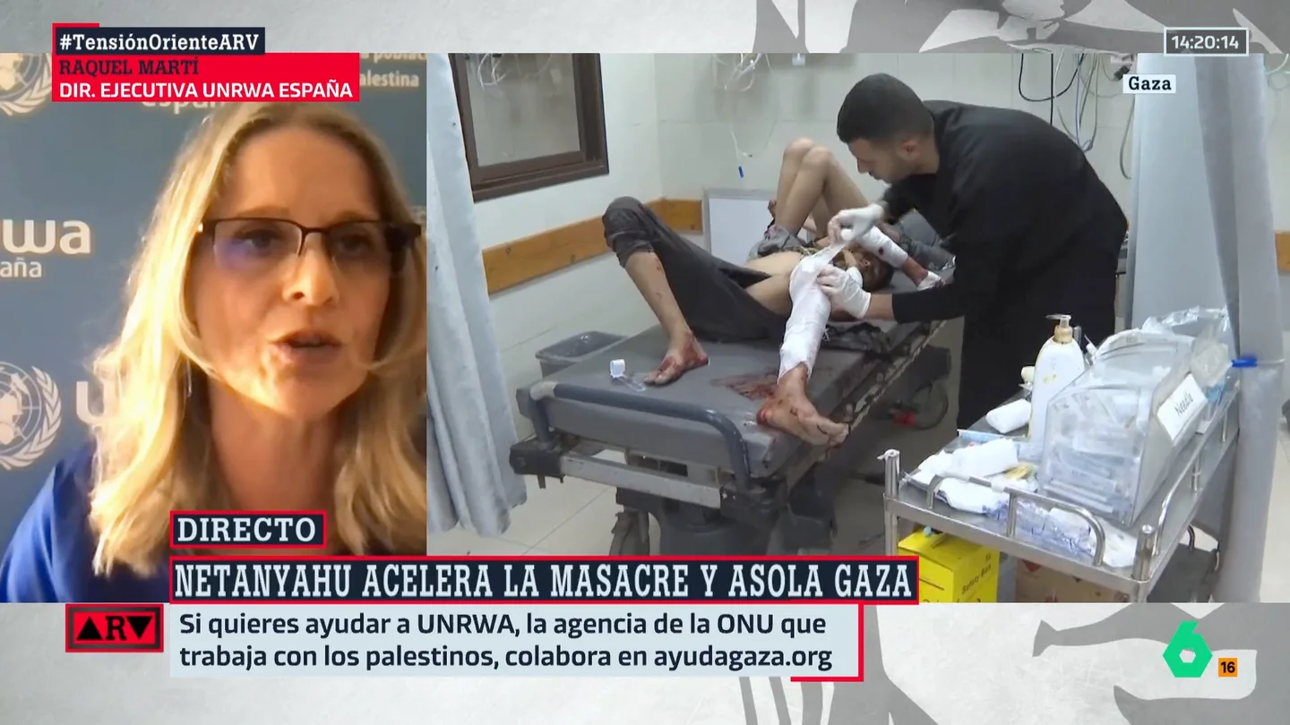 Raquel Martínez, directora de UNRWA, ofrece un panorama de la situación en Gaza: "500 mil personas están en riesgo de morir de hambre si no se recibe ayuda inmediata" Raquel Martínez, directora de UNRWA, ofrece un panorama de la situación en Gaza: "500 mil personas están en riesgo de morir de hambre si no se recibe ayuda inmediata"