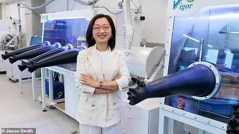 El equipo de la profesora Y. Shirley Meng de la Escuela Pritzker de Ingeniería Molecular de la Universidad de Chicago y académicos visitantes de la UC San Diego encontraron los materiales que desafían la termodinámica El equipo de la profesora Y. Shirley Meng de la Escuela Pritzker de Ingeniería Molecular de la Universidad de Chicago y académicos visitantes de la UC San Diego encontraron los materiales que desafían la termodinámica