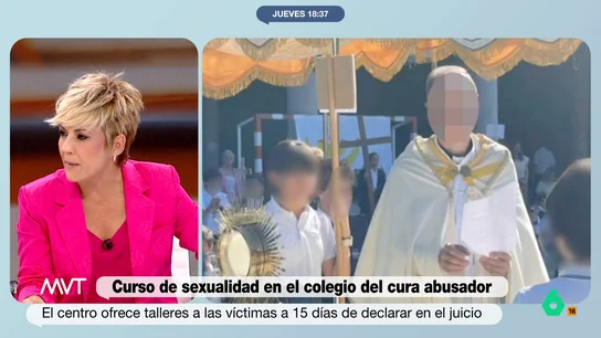 Cristina Pardo, tajante sobre el cura abusador en el colegio de los Legionarios: "¿De verdad nadie ve nunca nada?" Más Vale Tarde analiza la decisión del colegio de La Moraleja donde un cura está siendo investigado por abusos sexuales a las alumnas de organizar un polémico curso de sexualidad.