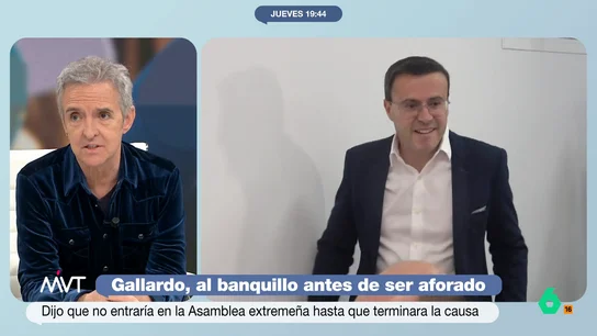 Ramoncín sentencia el polémico aforamiento de Gallardo: "Políticamente, ¿para qué quiere el PSOE a este señor?" Ramoncín analiza en este vídeo el aforamiento de Miguel Ángel Gallardo, secretario general del PSOE en Extremadura, horas antes de que la jueza le abra juicio oral en el caso del hermano de Pedro Sánchez.