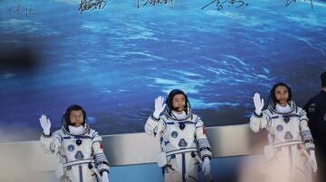 Astronautas de la misión Shenzhou-20