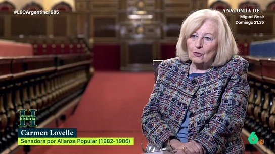 Carmen Lovelle recuerda la comisión en el Senado español sobre los crímenes de la dictadura argentina: "Fue terrorismo de Estado" Carmen Lovelle, senadora que participó en la comisión del Senado sobre la dictadura argentina, asegura que todavía hoy le cuesta recordar los testimonios de las víctimas y niega que se planteara hacer lo mismo con la dictadura franquista.