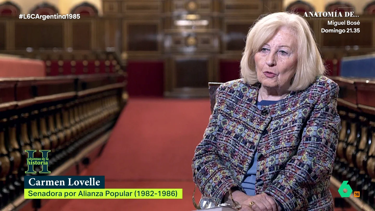 Carmen Lovelle recuerda la comisión en el Senado español sobre los crímenes de la dictadura argentina: "Fue terrorismo de Estado" Carmen Lovelle, senadora que participó en la comisión del Senado sobre la dictadura argentina, asegura que todavía hoy le cuesta recordar los testimonios de las víctimas y niega que se planteara hacer lo mismo con la dictadura franquista.