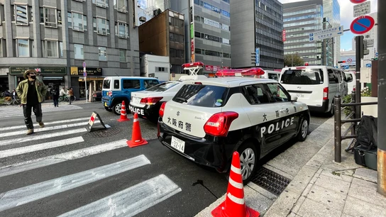 Un coche de la Policía japonesa, en una imagen de archivo. Un coche de la Policía japonesa, en una imagen de archivo.