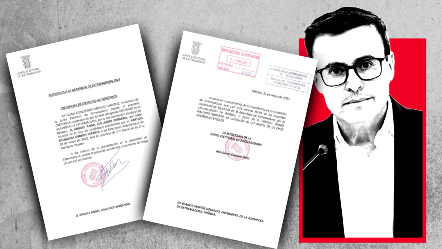El acta de Miguel Ángel Gallardo El acta de Miguel Ángel Gallardo