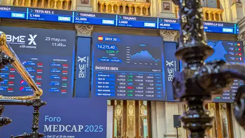 Imagen del IBEX 35 poco antes de la amenaza de Trump de este viernes Imagen del IBEX 35 poco antes de la amenaza de Trump de este viernes