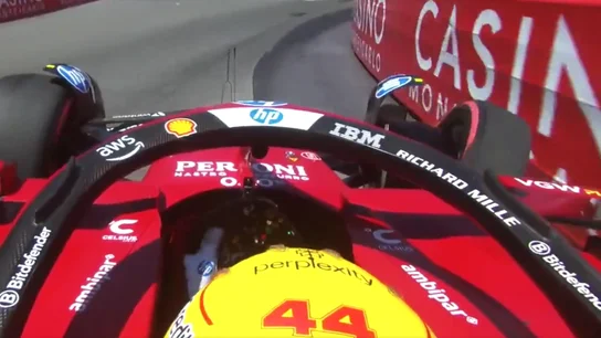 El accidente de Lewis Hamilton en Mónaco El accidente de Lewis Hamilton en Mónaco