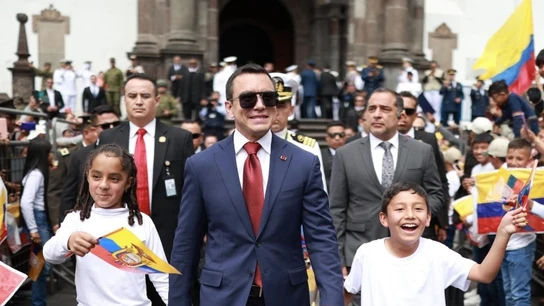 El presidente de Ecuador, Daniel Noboa El presidente de Ecuador, Daniel Noboa