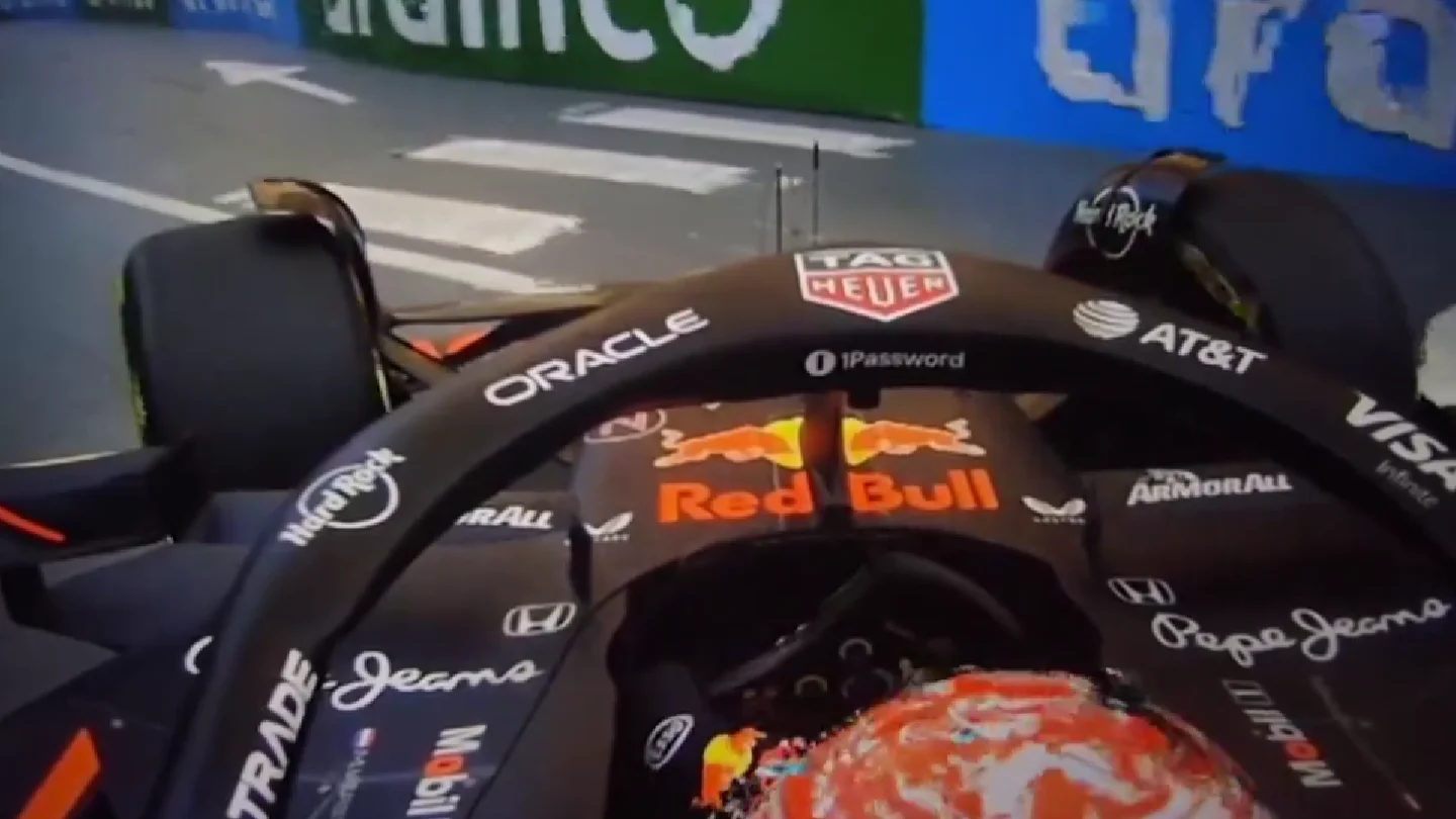 Salida de pista de Verstappen en Mónaco Salida de pista de Verstappen en Mónaco