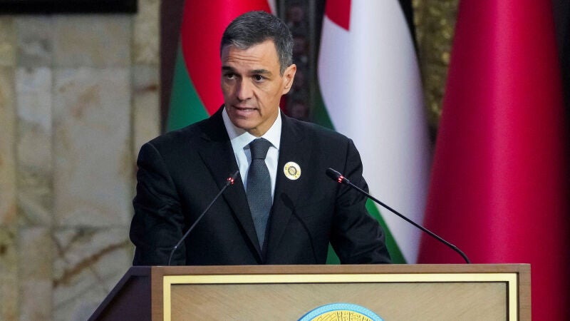 El presidente del Gobierno, Pedro Sánchez, durante su visita a Turquía. 