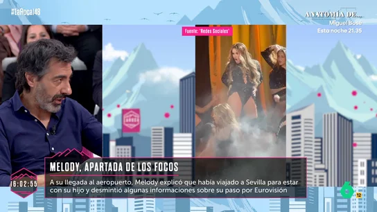 Juan del Val, sobre la rueda de prensa de Melody: "No va a decir nada; no hablará del conflicto israelí" Juan del Val, sobre la rueda de prensa de Melody: "No va a decir nada; no hablará del conflicto israelí"