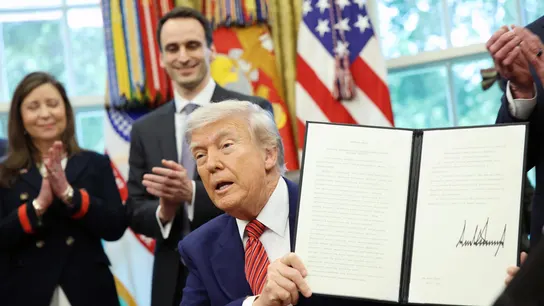 Donald Trump, en la Casa Blanca Donald Trump, en la Casa Blanca