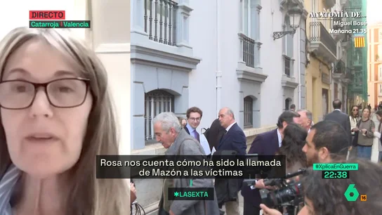 Rosa Álvarez, portavoz de víctimas de la DANA: "Nuestros familiares han muerto por una gestión negligente" Rosa Álvarez, portavoz de víctimas de la DANA: "Nuestros familiares han muerto por una gestión negligente"