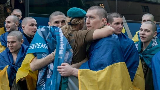 Rehenes ucranianos liberados Rehenes ucranianos liberados