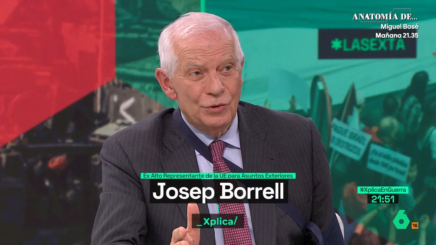 21:52 Borrell responde a Netanyahu: "Me parece una bajeza que nos llame antisemitas a los que criticamos lo que está pasando" 21:52 Borrell responde a Netanyahu: "Me parece una bajeza que nos llame antisemitas a los que criticamos lo que está pasando"