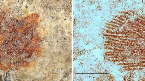 Descubren en Segovia la huella dactilar más antigua del mundo Descubren en Segovia la huella dactilar más antigua del mundo