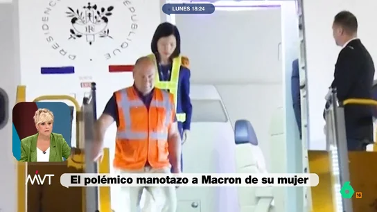 Cristina Pardo, sobre la versión de Macron sobre el manotazo: "Un juego no me parece, sobre todo por la cara que se le queda" La primera dama francesa habría propinado una especie de manotazo a su marido a su llegada a Hanoi. Tanto el presidente como el Palacio del Elíseo han quitado importancia a las mismas.