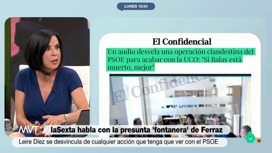 "Me parece una conversación altamente criminógena": Bea de Vicente analiza el audio de la presunta 'fontanera' de Ferraz "Me parece una conversación altamente criminógena": Bea de Vicente analiza el audio de la presunta 'fontanera' de Ferraz