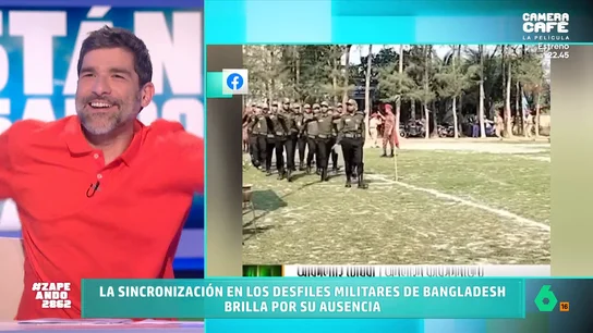 La reacción de Nacho García al ver la 'sincronización' del Ejército de Bangladesh: "Parecen Mariano Rajoy cuando va a andar" La reacción de Nacho García al ver la 'sincronización' del Ejército de Bangladesh: "Parecen Mariano Rajoy cuando va a andar"