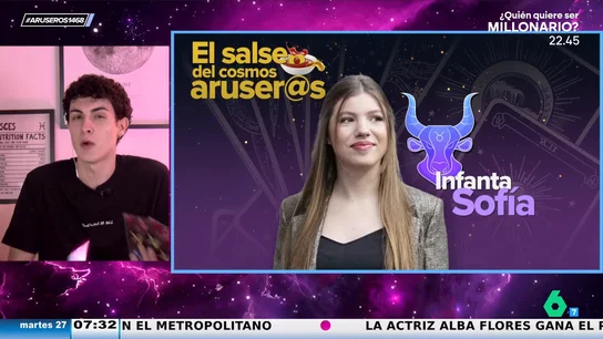 Jabifus echa las cartas a la infanta Sofía (Tauro) tras su graduación: "Verano con fotos, exclusivas y algún romance" Jabifus echa las cartas a la infanta Sofía (Tauro) tras su graduación: "Verano con fotos, exclusivas y algún romance"