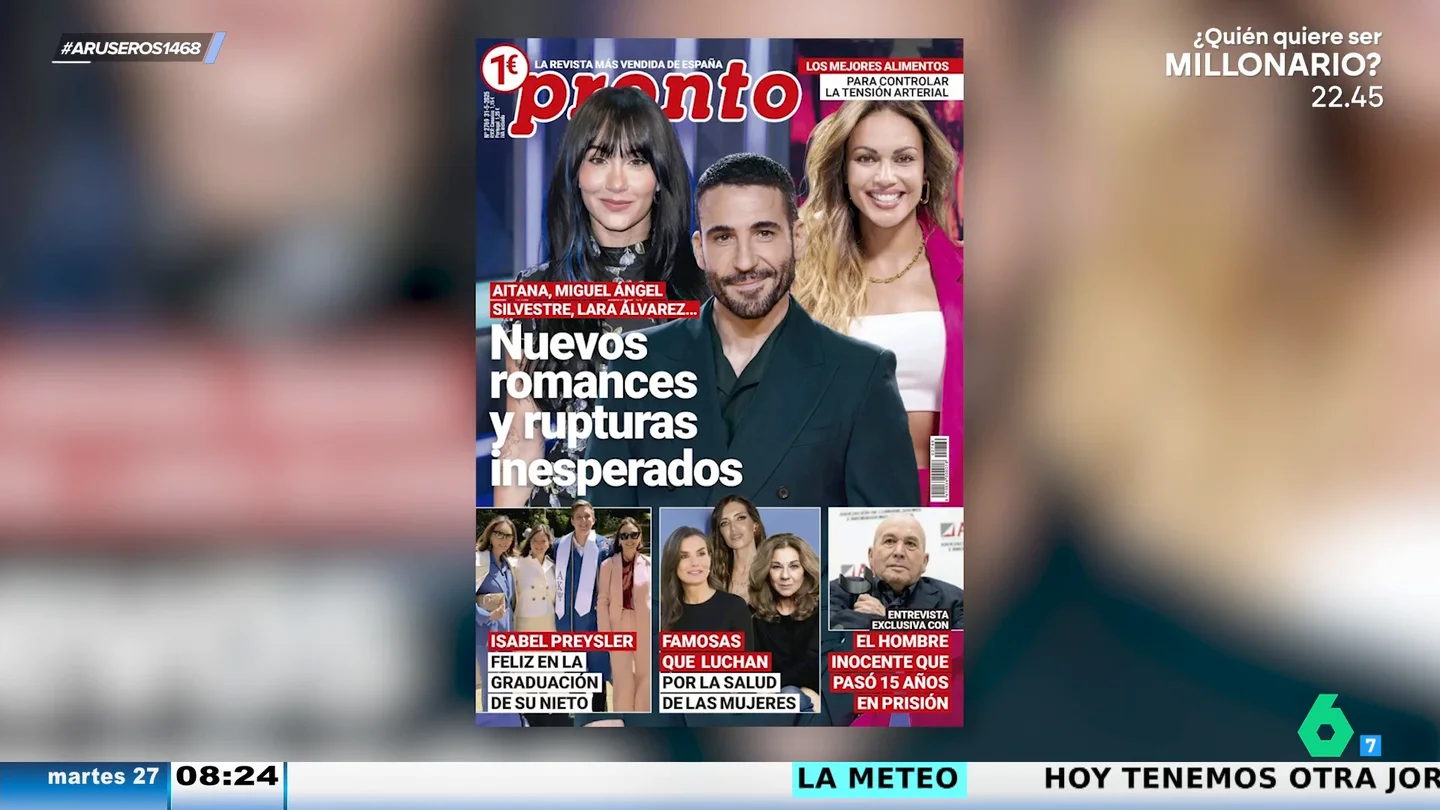 Alfonso Arús, tras la ruptura de Lara Álvarez y el piloto Perico Durán: "Han durado poco" Alfonso Arús, tras la ruptura de Lara Álvarez y el piloto Perico Durán: "Han durado poco"
