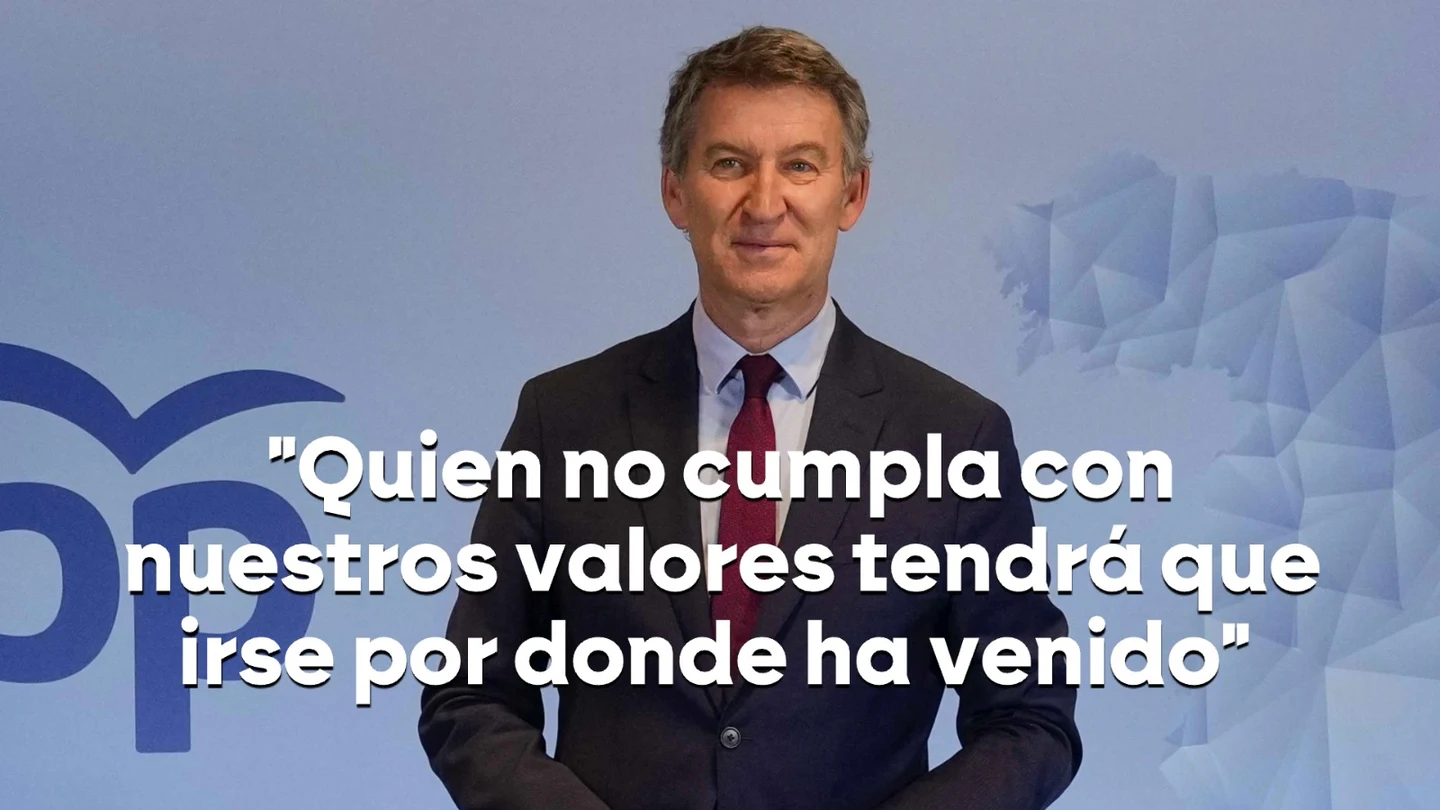 Feijóo se mimetiza con Vox y endurece su discurso contra la inmigración Feijóo se mimetiza con Vox y endurece su discurso contra la inmigración