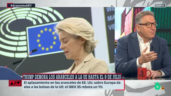 Carlos Segovia, sobre la amenaza arancelaria de Trump: "Manda mensajes para ver qué pasa, como si fuese una partida de póker" Carlos Segovia, sobre la amenaza arancelaria de Trump: "Manda mensajes para ver qué pasa, como si fuese una partida de póker"